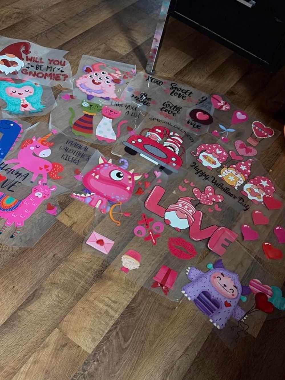 Valentine shirt transfers - Cute Love & Hearts